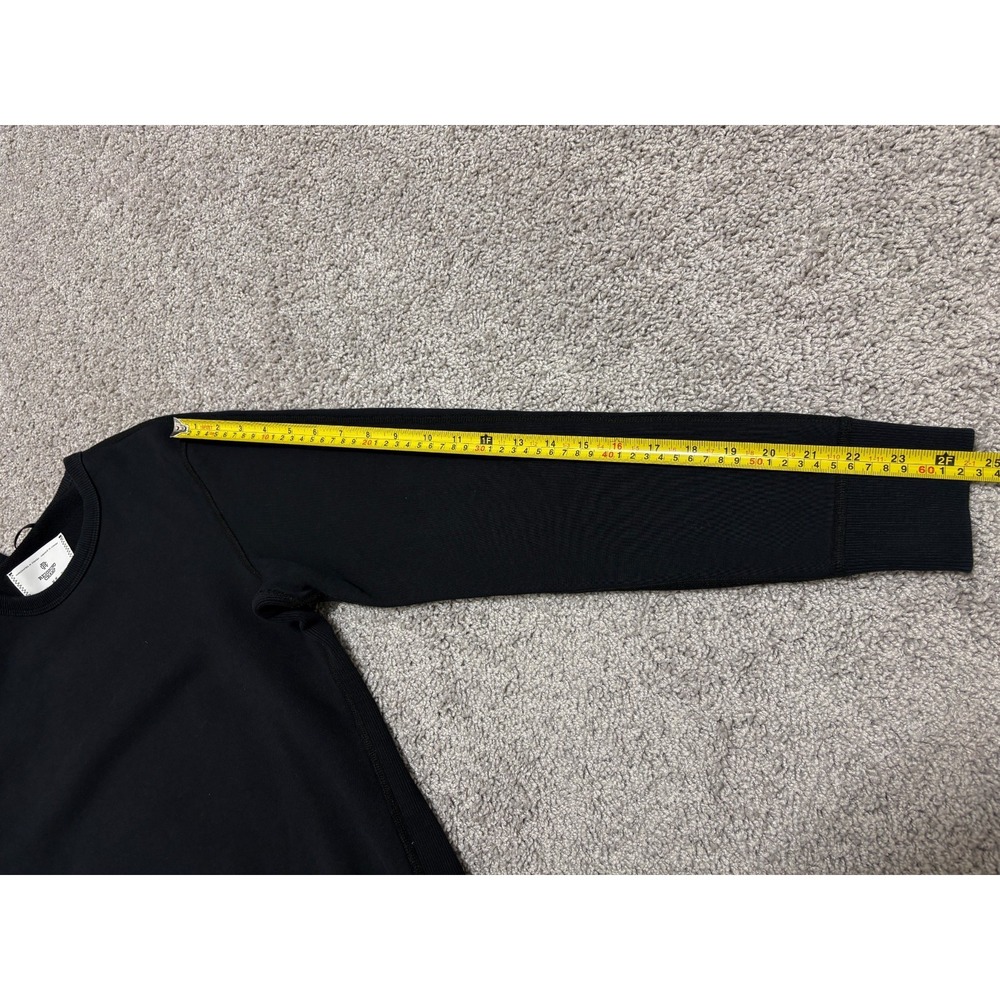 Reigning Champ Sweatshirt Crewneck Pullover Terry Slim Fit Black Mens Medium (M) - Picture 14 of 16